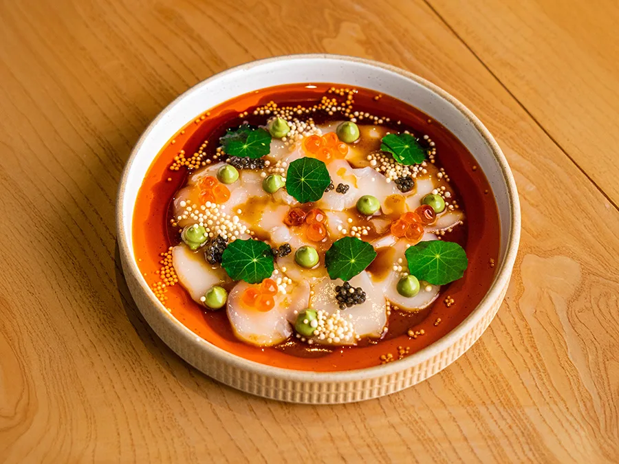 scallop_carpaccio_yoy_restaurant_dubai