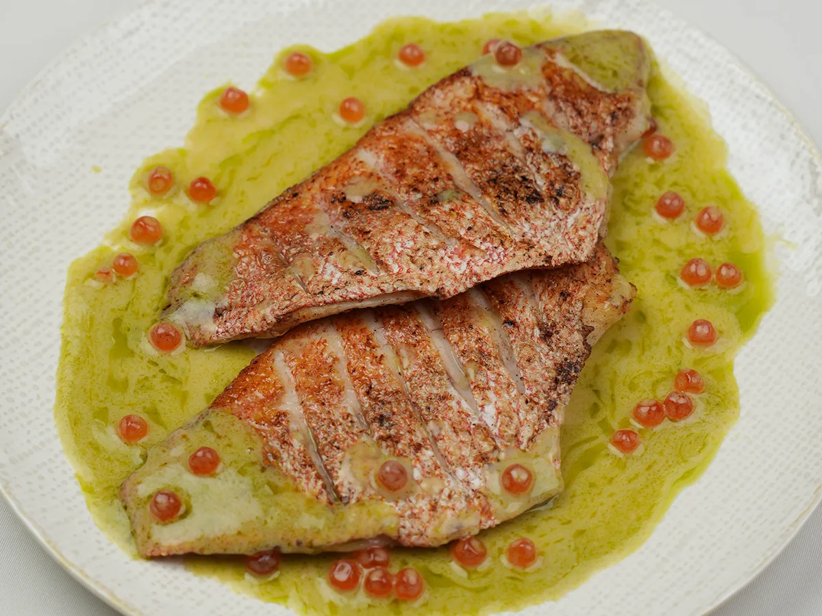 pan seared red snapper